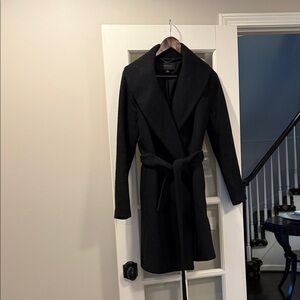 Ann Taylor Black Trench Coat
